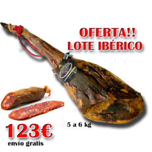 Lote ibérico de Jamón + chorizo